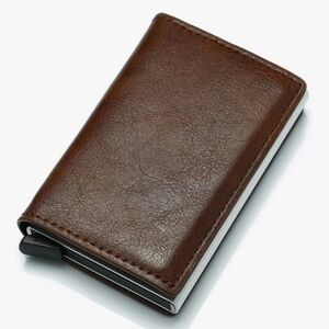 RFID Smart Slim Wallet Pop-up Card Holder Money Pocket Toggle Wallet Antitheft